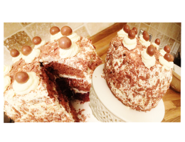 Black Forest Chocolate Gateau