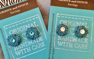 Groove And Stitch Earrings + GIVEAWAY!