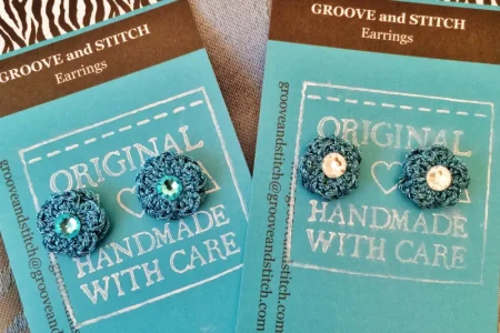 Groove And Stitch Earrings + GIVEAWAY!